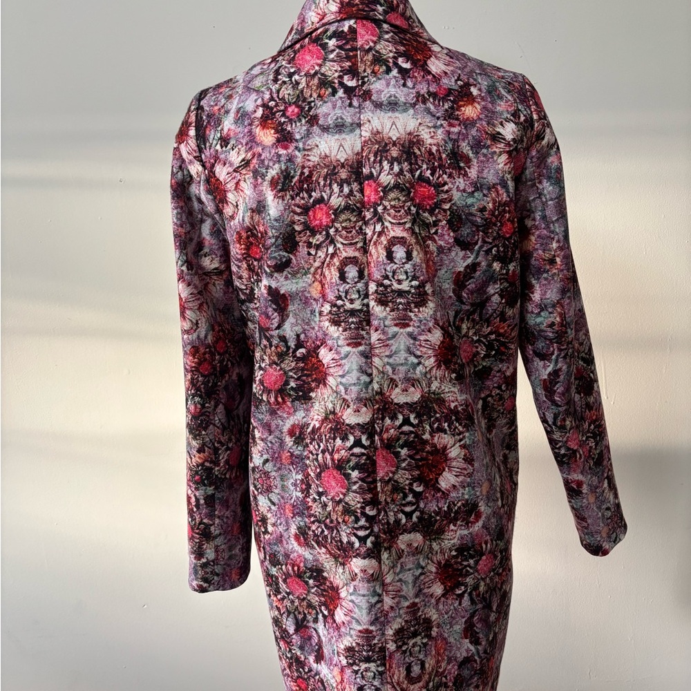Floral Women's Coat - Picture 5 of 8
